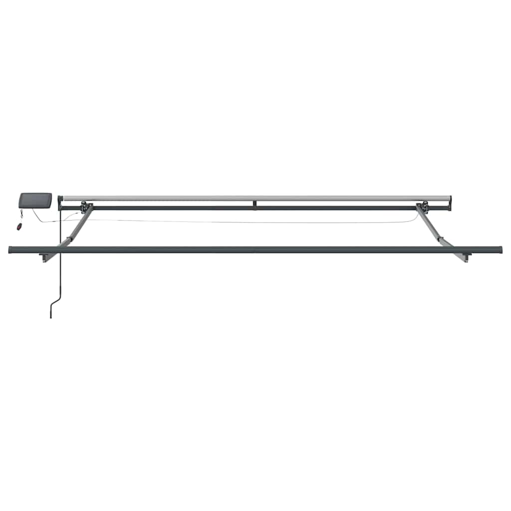 Awning Frame with Manual Anthracite 3 x 2.5 m Aluminium