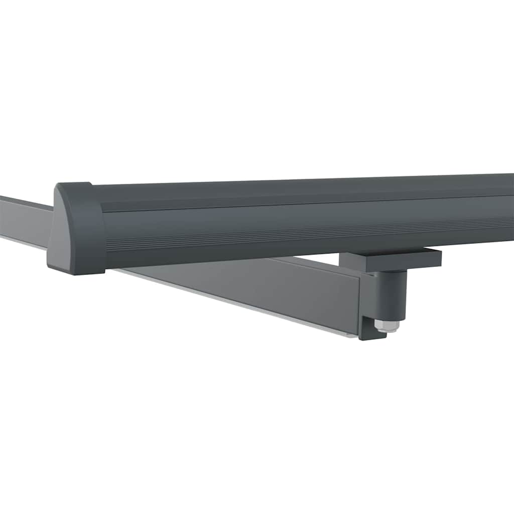 Awning Frame with Manual Anthracite 3.5 x 2.5 m Aluminium