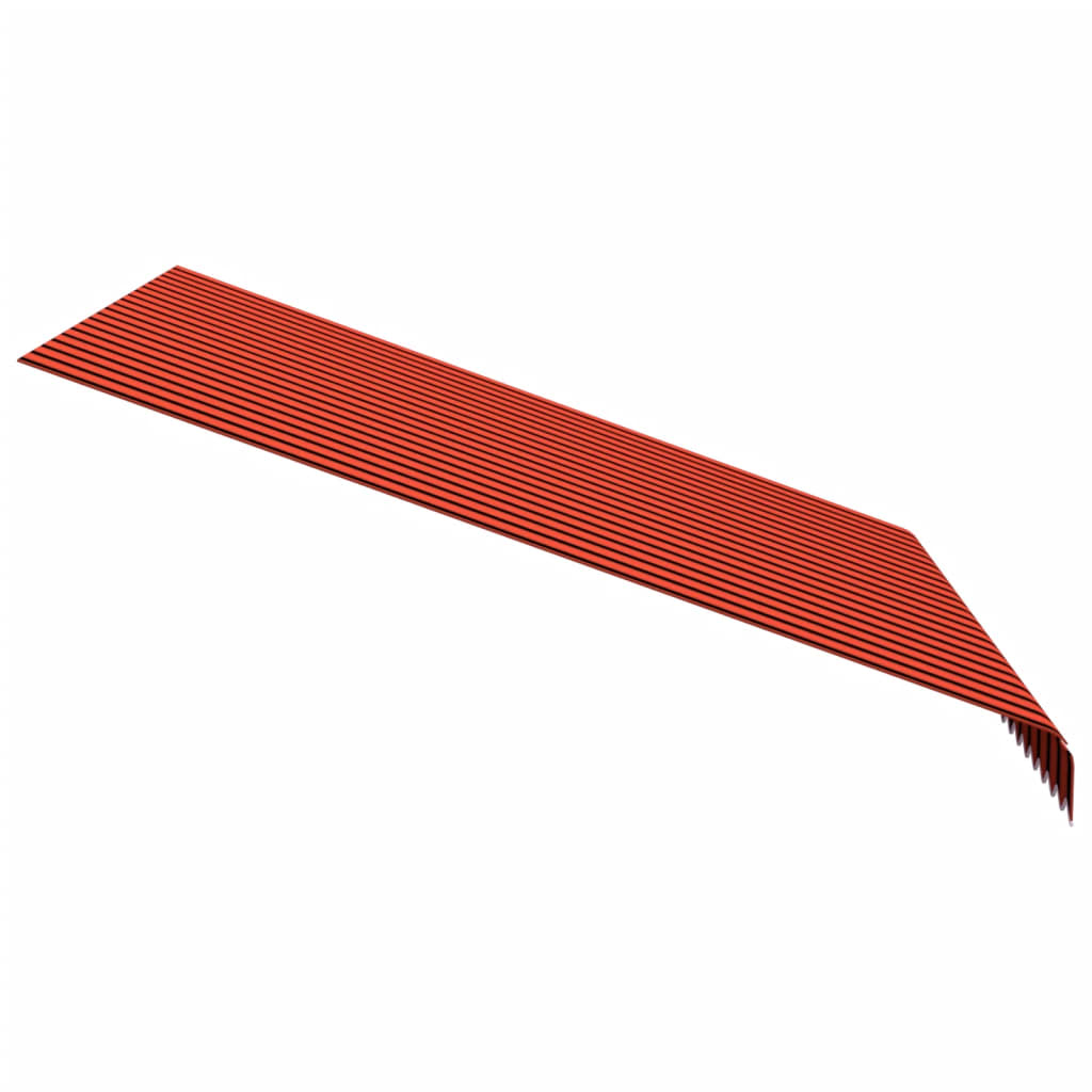 Awning Top Sunshade Canvas Orange and Brown 3x2.5 m