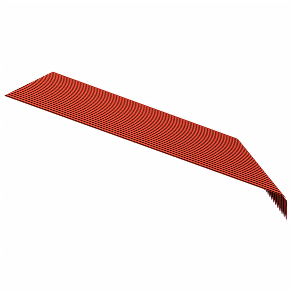 Awning Top Sunshade Canvas Orange and Brown 4x3 m