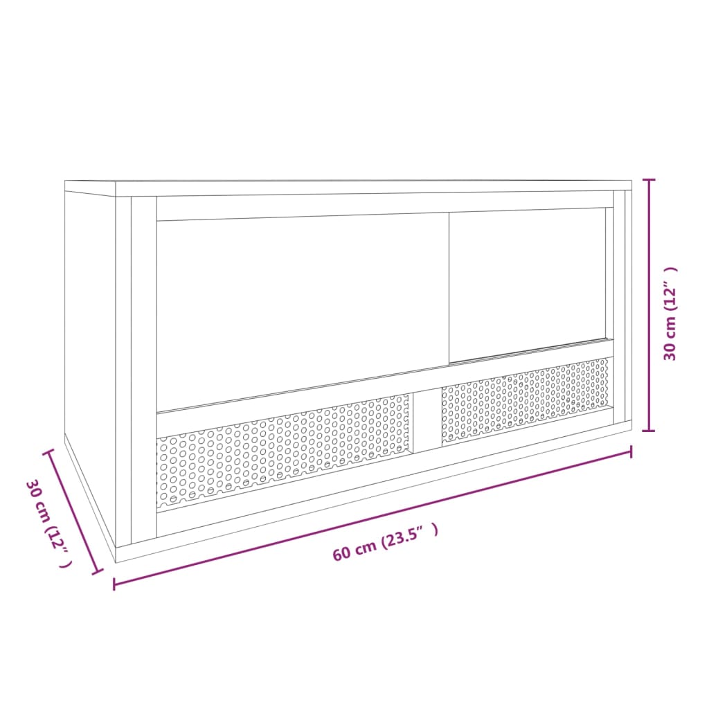 vidaXL Terrarium Engineered Wood