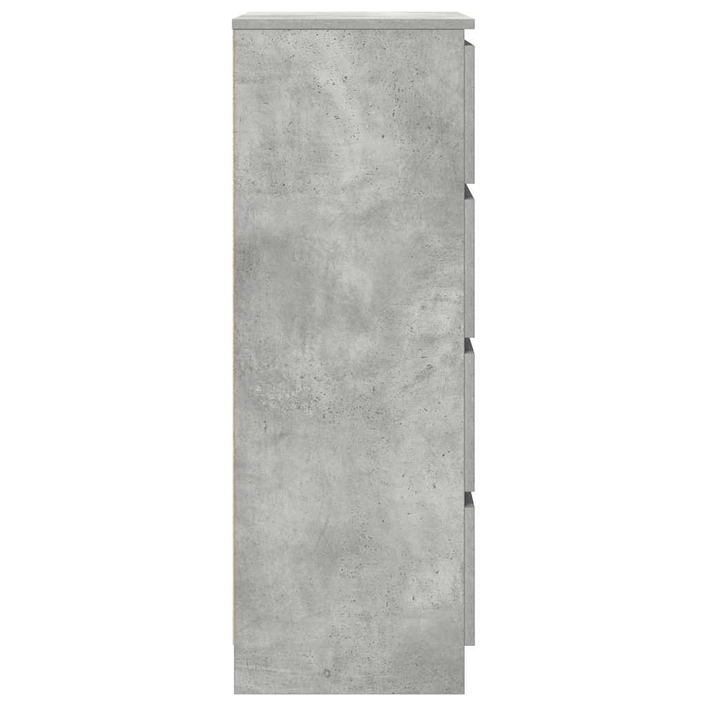Sideboard Concrete Grey 60x35x98.5 cm Engineered Wood