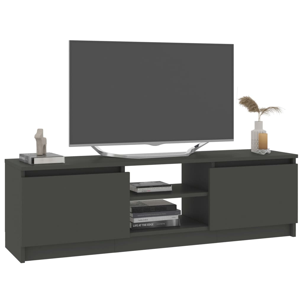 TV Cabinet Grey 120x30x35.5 cm Engineered Wood