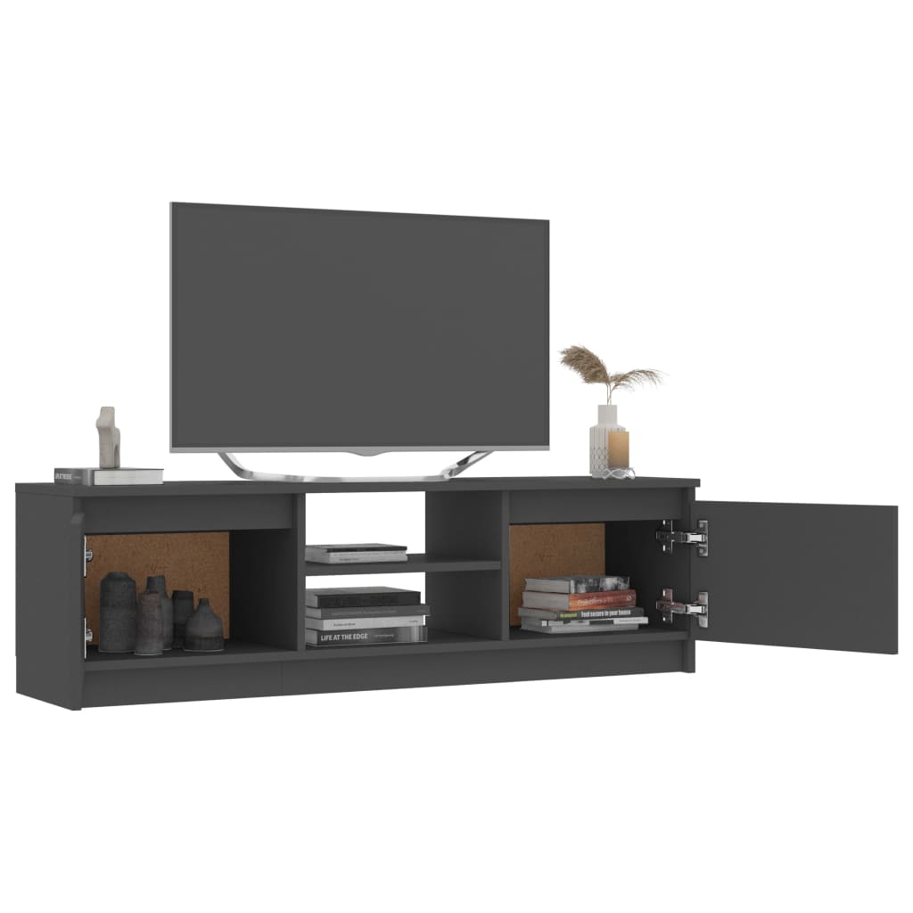 TV Cabinet Grey 120x30x35.5 cm Engineered Wood