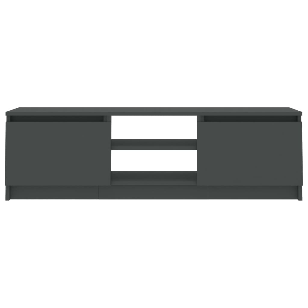 TV Cabinet Grey 120x30x35.5 cm Engineered Wood