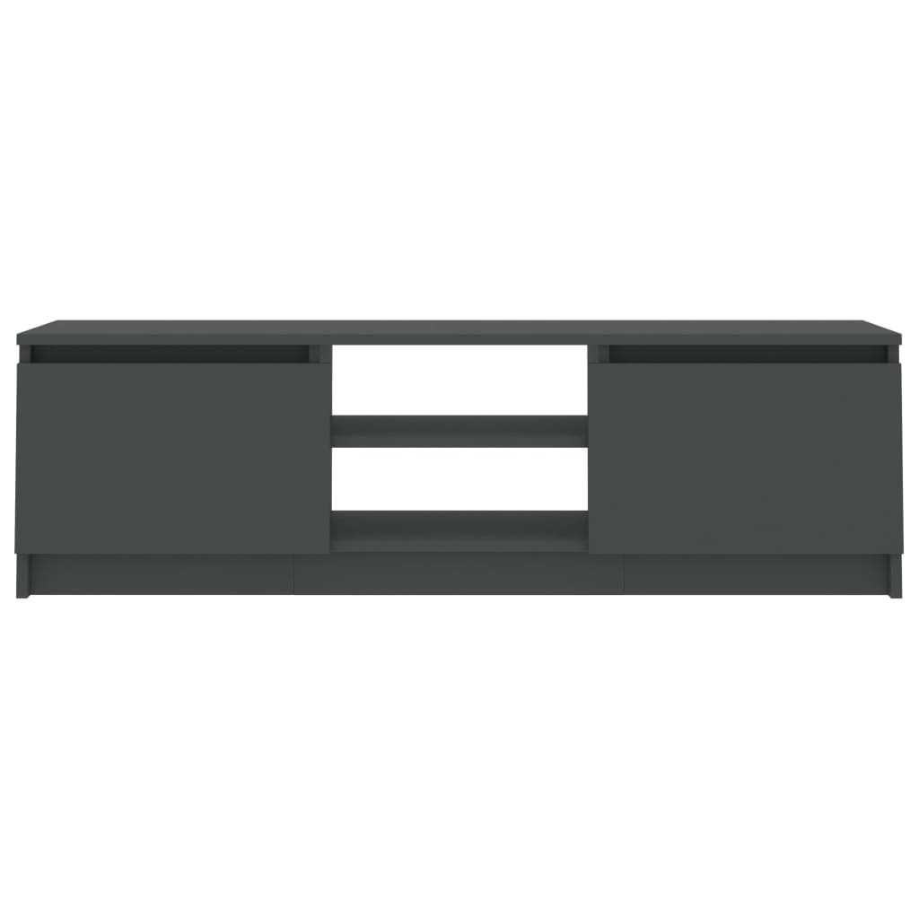 TV Cabinet Grey 120x30x35.5 cm Engineered Wood