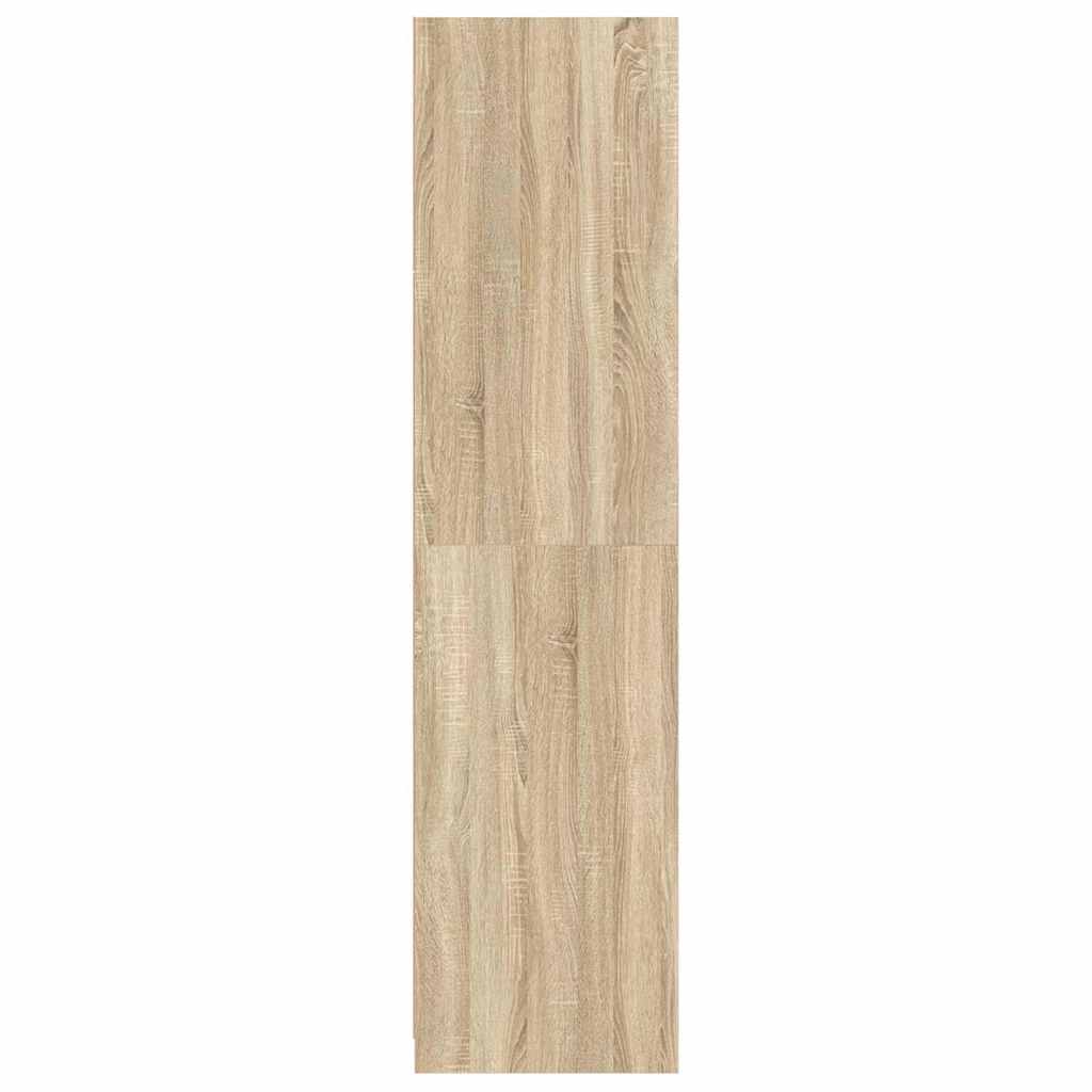 800606 vidaXL Wardrobe Sonoma Oak 100x50x200 cm Engineered Wood