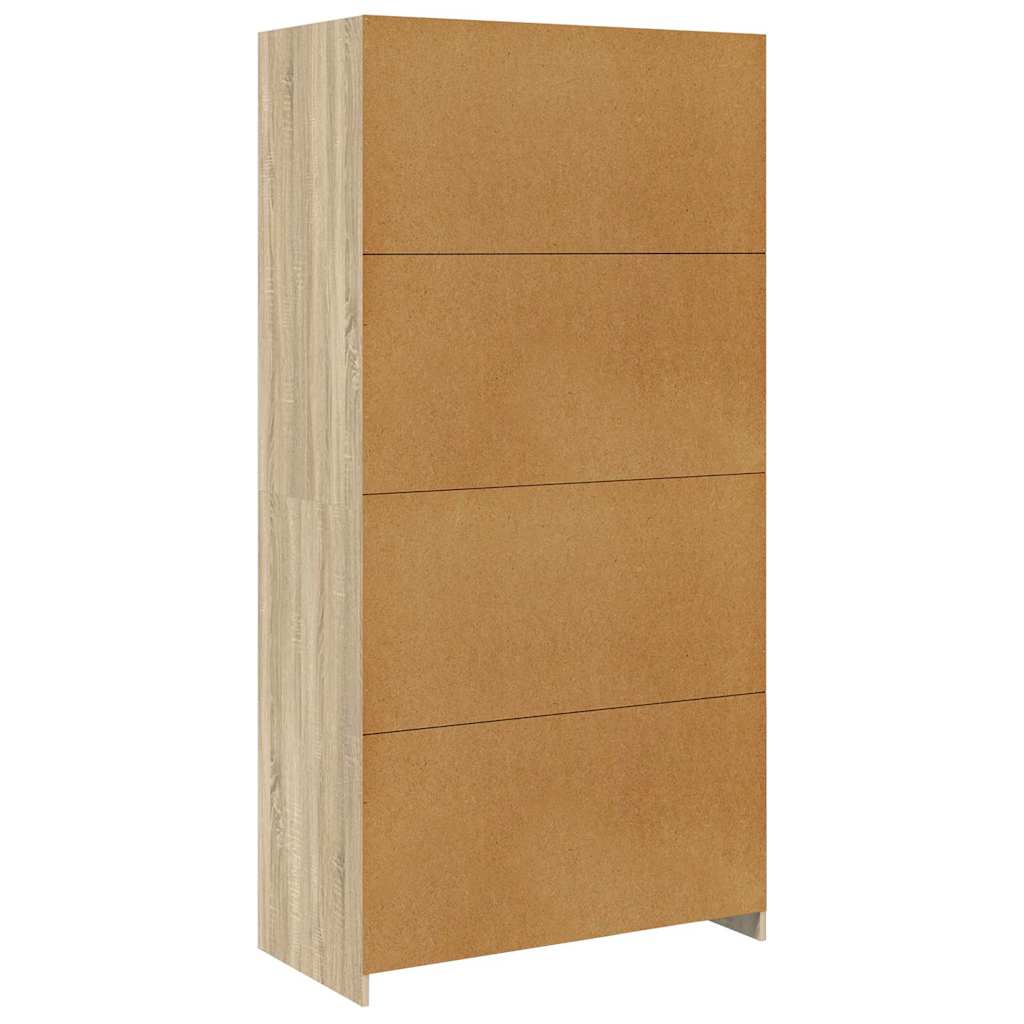 800606 vidaXL Wardrobe Sonoma Oak 100x50x200 cm Engineered Wood