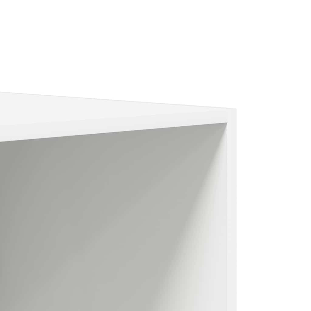 Wardrobe with Drawers White 50x50x200 cm Engineered Wood