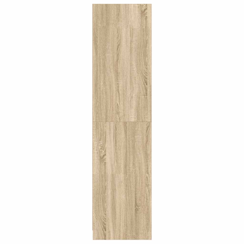 Wardrobe with Drawers Sonoma Oak 50x50x200 cm Engineered Wood