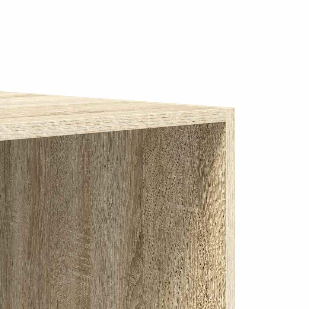 Wardrobe with Drawers Sonoma Oak 50x50x200 cm Engineered Wood