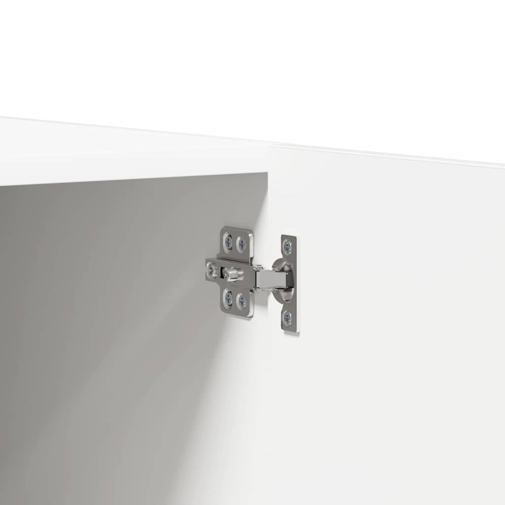 800621 vidaXL Wardrobe White 80x52x180 cm Engineered Wood