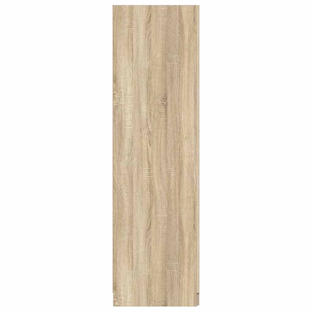 800642 vidaXL Wardrobe Sonoma Oak 80x52x180 cm Engineered Wood
