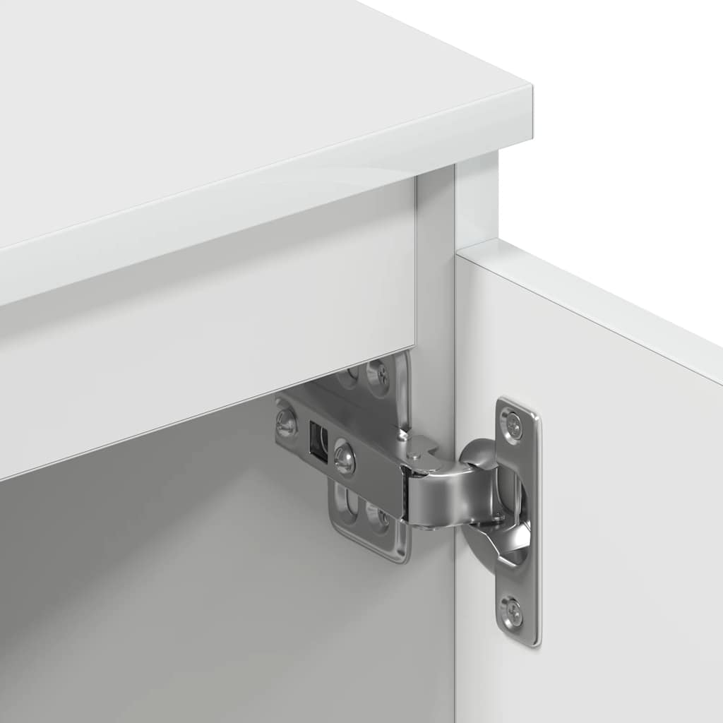 TV Cabinet | White | Engineered Wood | TV Cabinet | Rectangular