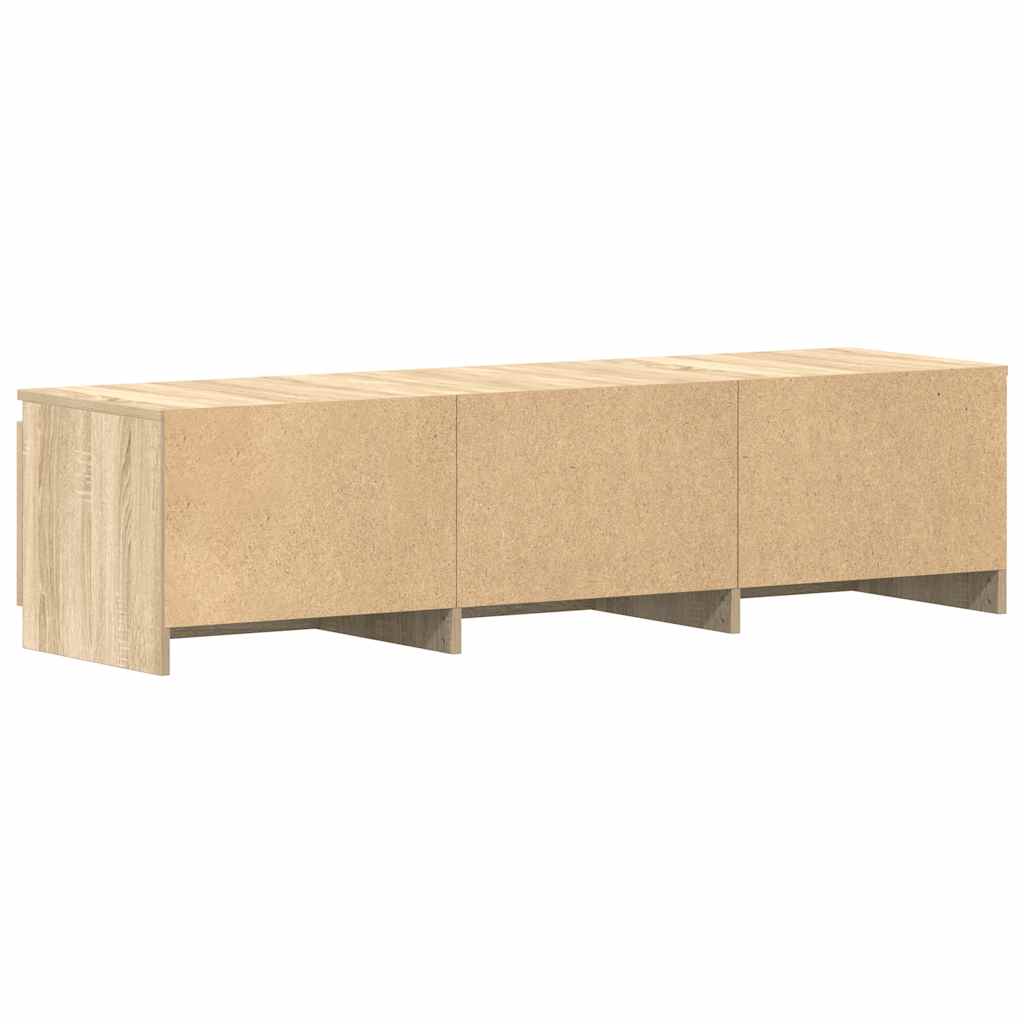 TV Cabinet Sonoma Oak 140x40x35.5 cm Engineered Wood