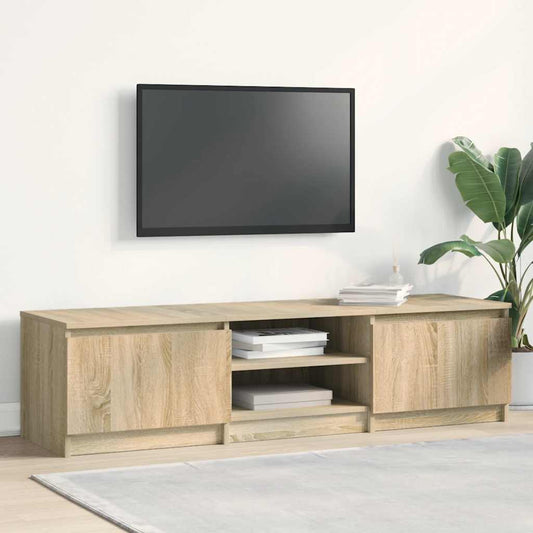 TV Cabinet Sonoma Oak 140x40x35.5 cm Engineered Wood