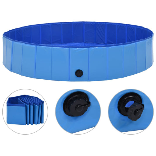 Dog Swimming Pool | Blue | PVC | Large | Foldable | Dog Swimming Pool
