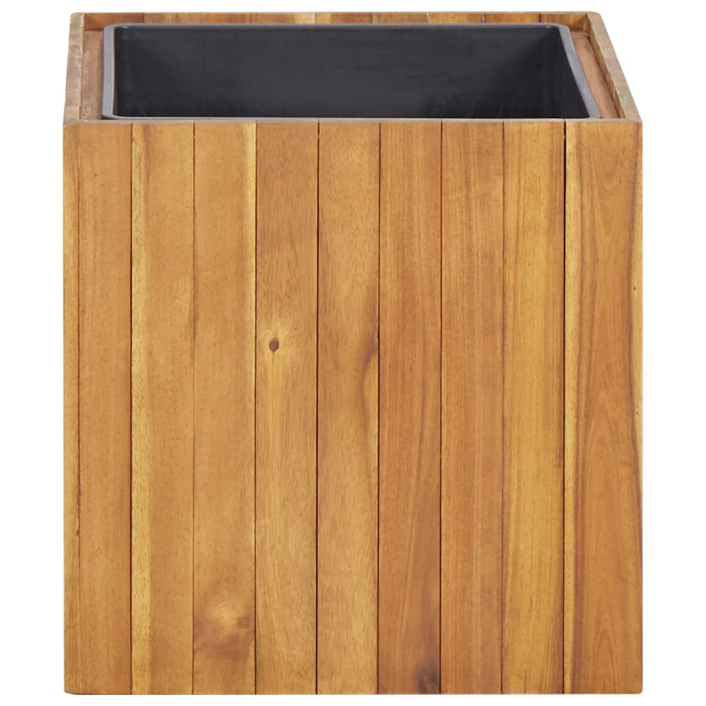 vidaXL Garden Raised Bed Pot 43.5x43.5x44 cm Solid Acacia Wood