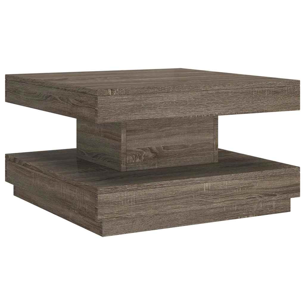 286098 vidaXL Coffee Table Grey 60x60x35 cm MDF