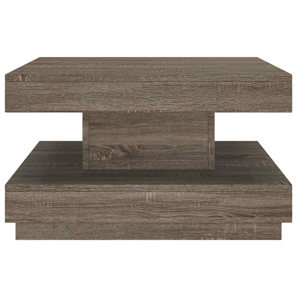 286098 vidaXL Coffee Table Grey 60x60x35 cm MDF
