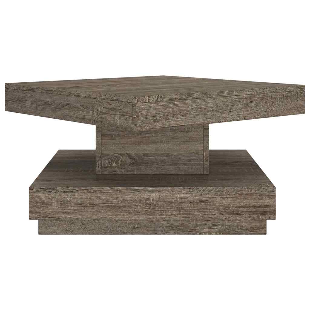286098 vidaXL Coffee Table Grey 60x60x35 cm MDF