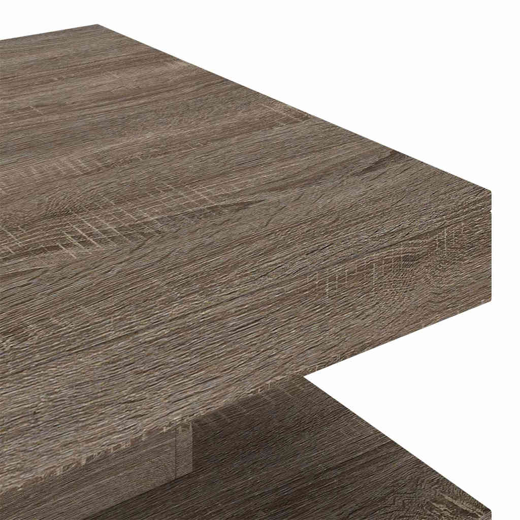 286098 vidaXL Coffee Table Grey 60x60x35 cm MDF