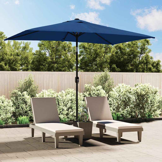 Garden Parasol | Azure | Polyester | 300x200 cm | Tiltable