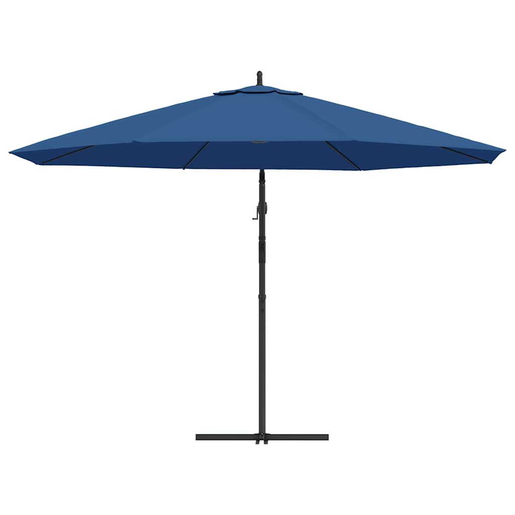 Cantilever Garden Parasol | Blue | Polyester | 350 cm diameter | Tiltable