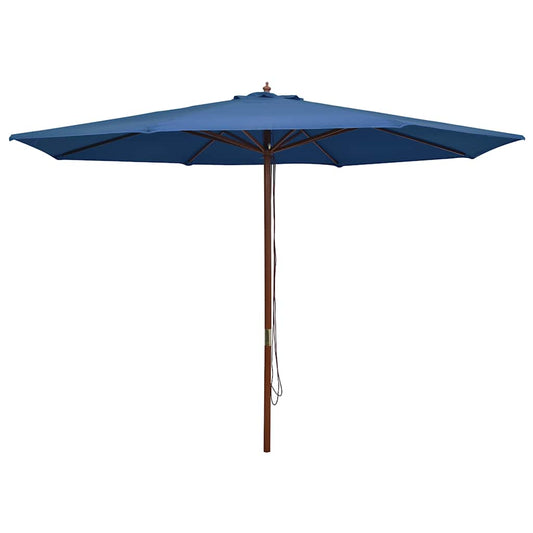 Garden Parasol | Blue | Fabric (100% polyester) | Large