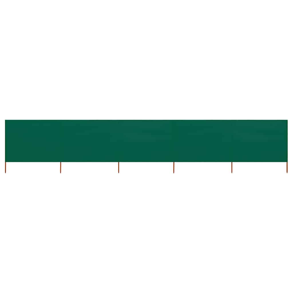 5-panel Wind Screen Fabric 600x120 cm Green