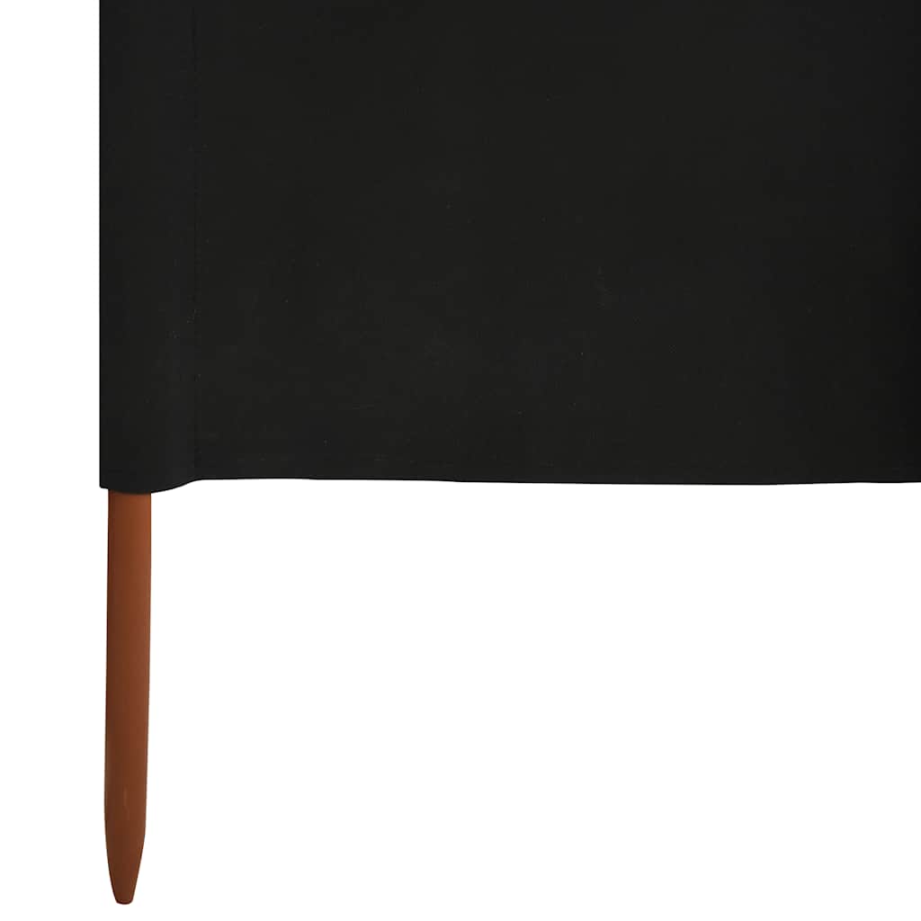 Wind Screen | Black | Non-woven fabric, wood | Large | Foldable
