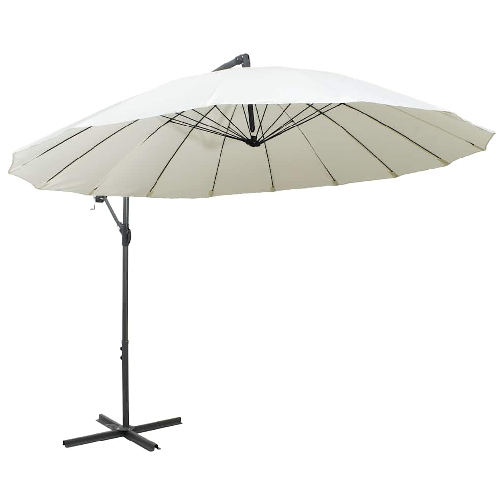 Parasol | Sand white | Aluminium, Polyester | 3 m diameter