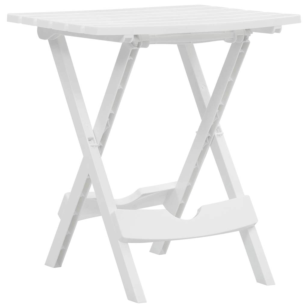 47690 vidaXL Folding Garden Table 44,5x38,5x50 cm White
