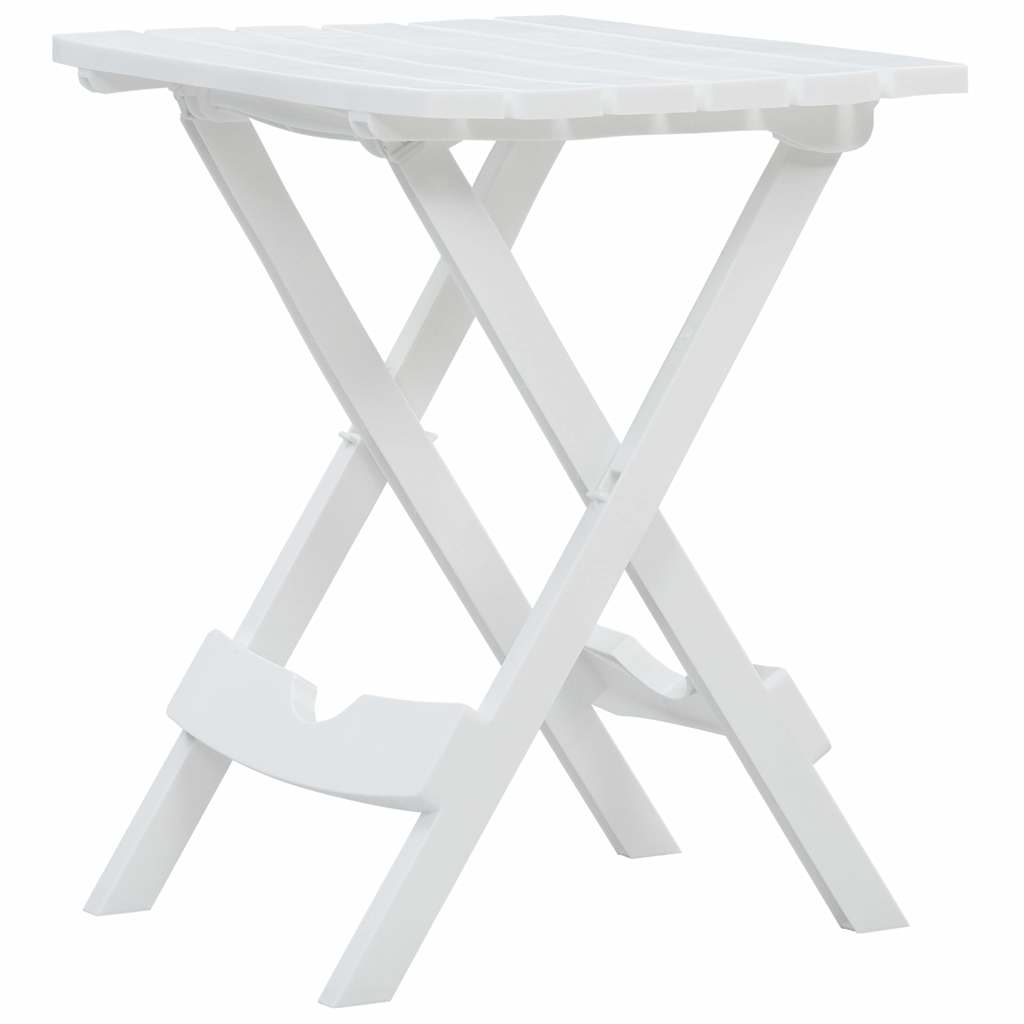47690 vidaXL Folding Garden Table 44,5x38,5x50 cm White
