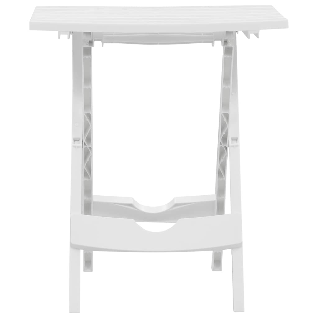 47690 vidaXL Folding Garden Table 44,5x38,5x50 cm White