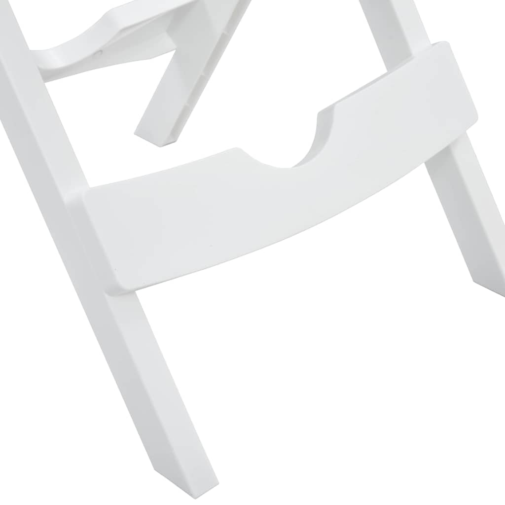 47690 vidaXL Folding Garden Table 44,5x38,5x50 cm White