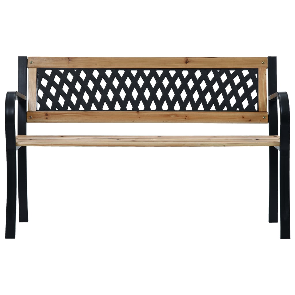 Garden Bench | Brown and Black