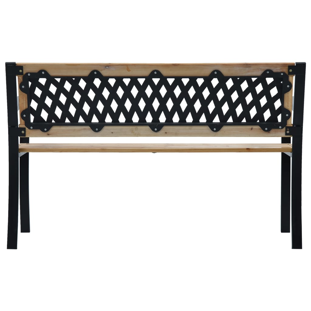 Garden Bench | Brown and Black
