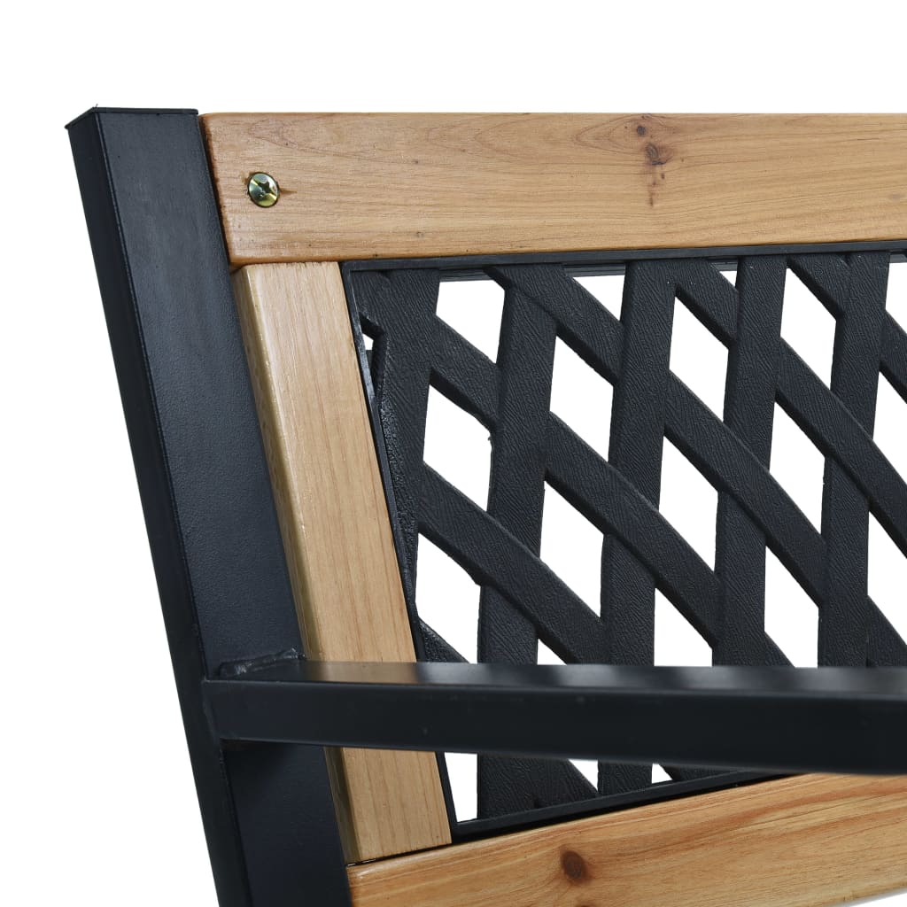 Garden Bench | Brown and Black