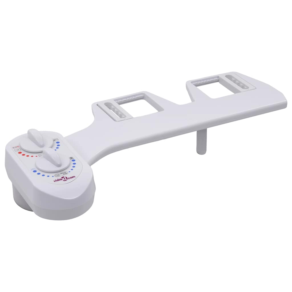 145291 vidaXL Bidet Toilet Seat Attachment Hot Cold Water Single Nozzle
