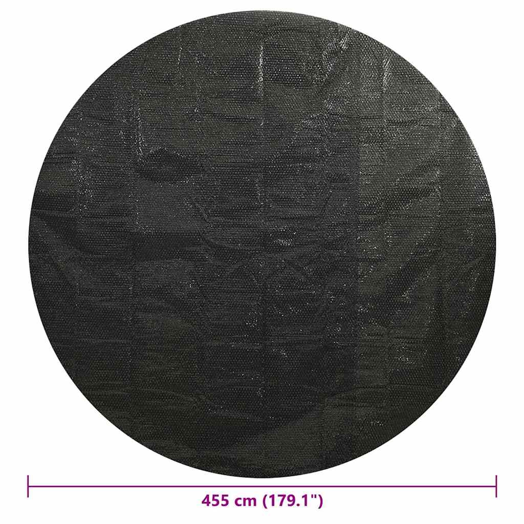 92158 vidaXL Pool Cover Black 455 cm PE