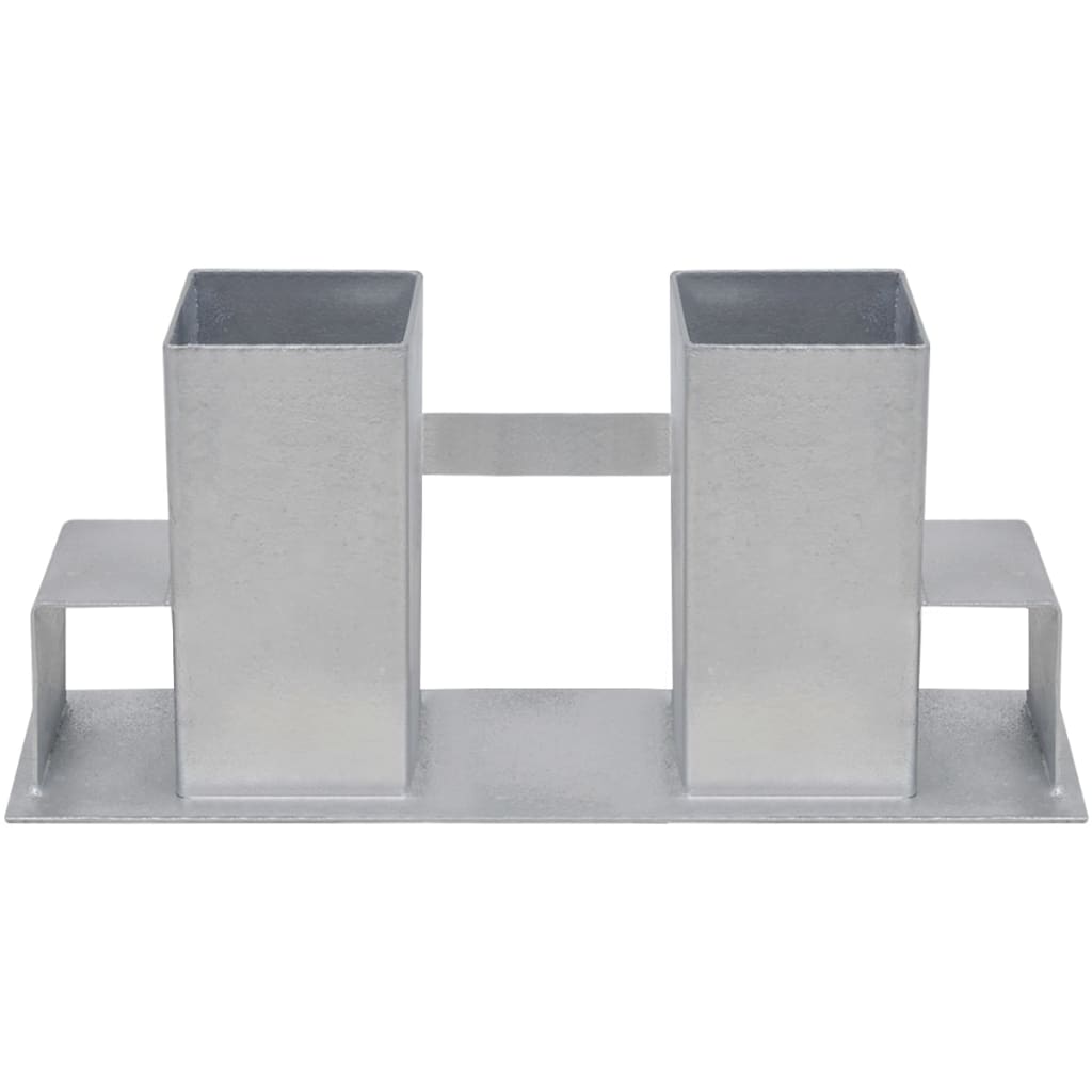 Firewood Stacking Aids 12 pcs Steel Silver