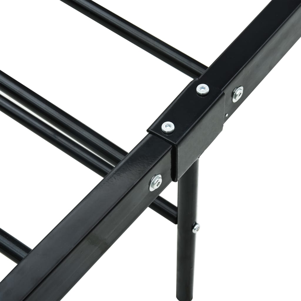 Bed Frame | Black | Metal | Single | Durable | Bed Frame | Rectangular