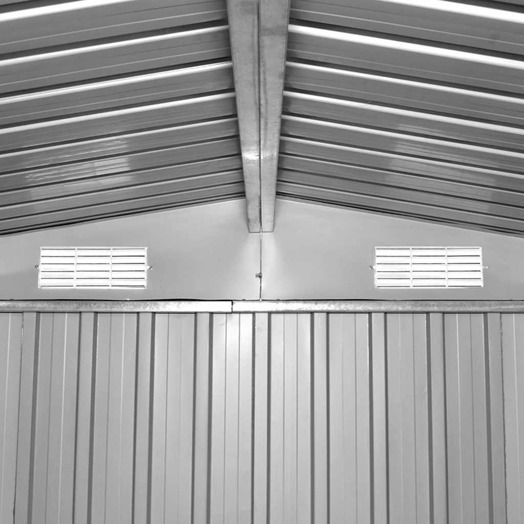 Garden Storage Shed Anthracite Steel 257x205x178 cm