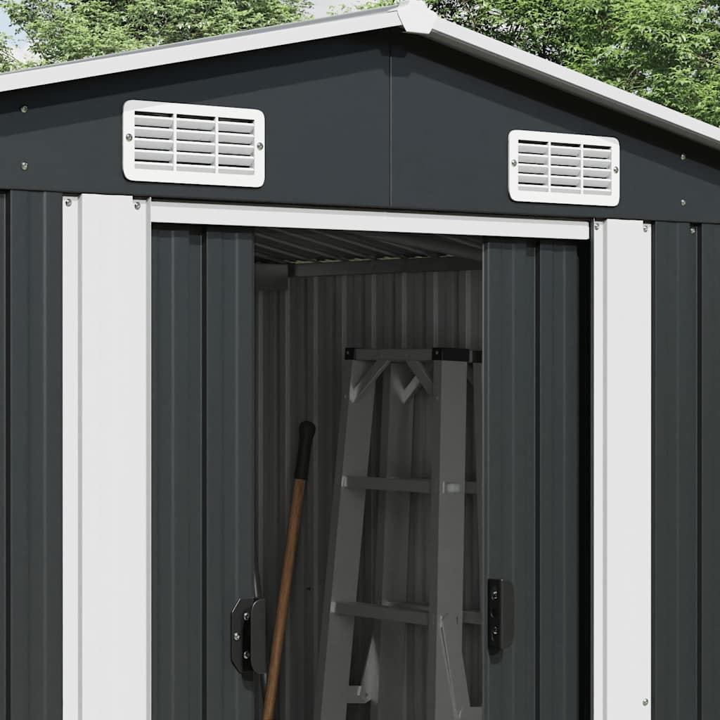 Garden Shed Anthracite 257x779x181 cm Galvanised steel