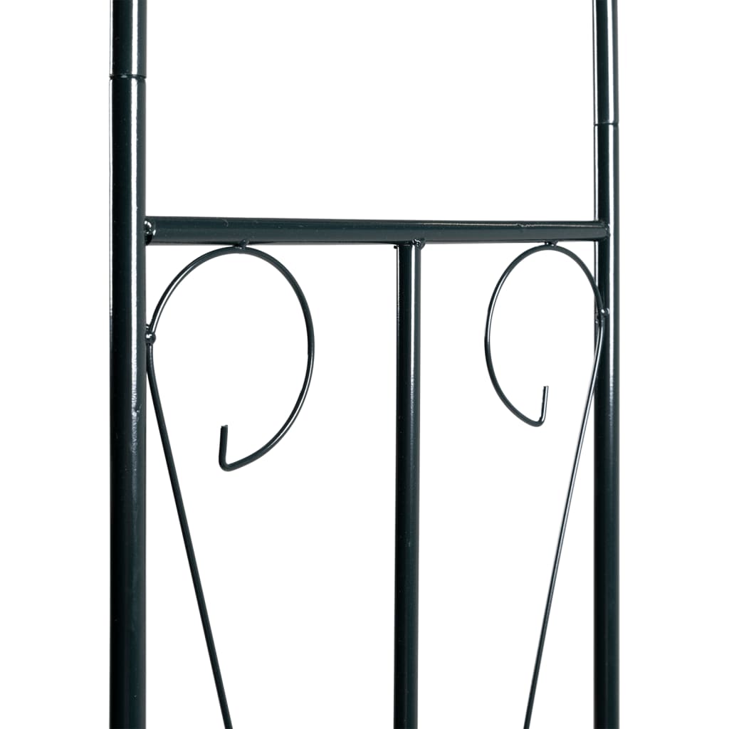 Garden Arch Dark Green 142x37x275 cm Iron