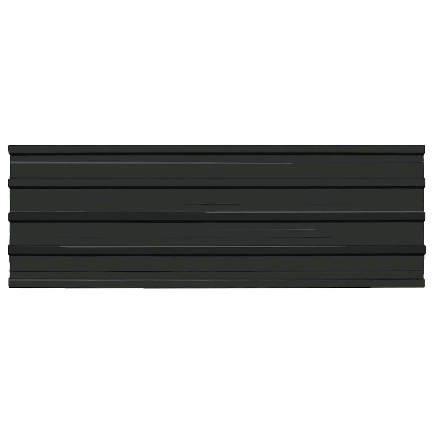 Roof Panel 12 pcs Anthracite 129 x 45 cm Galvanised steel