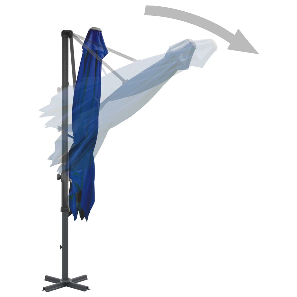 Cantilever Garden Parasol | Azure blue
