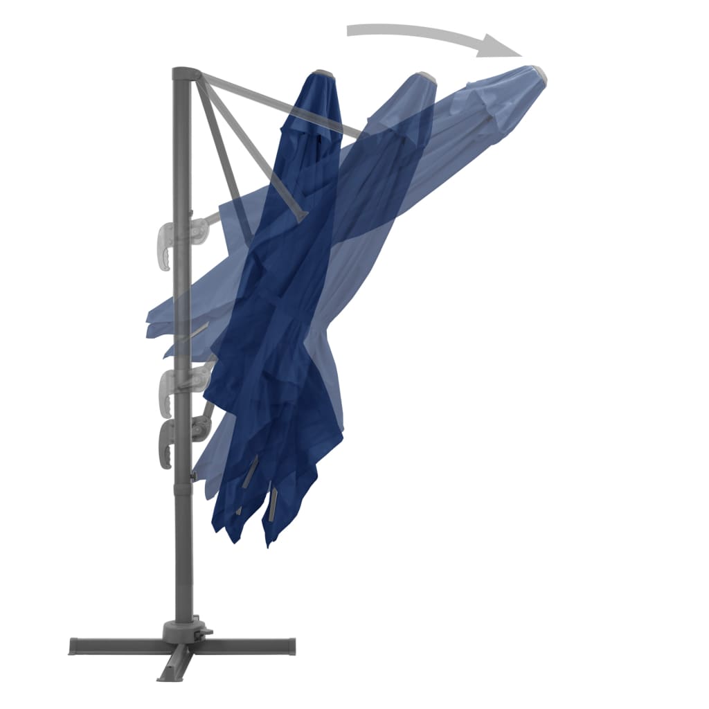 Cantilever Garden Parasol | Azure blue