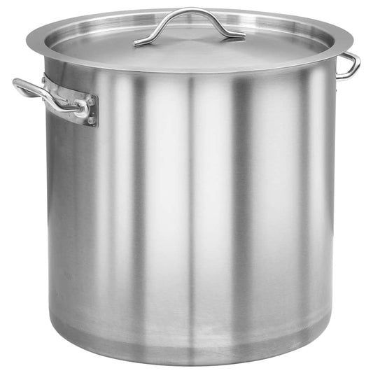 vidaXL Stock Pot 35 L 36x36 cm Stainless Steel